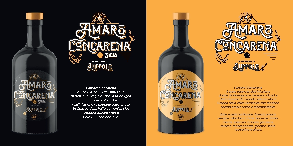 Depliant Amaro Concarena  Taccolini