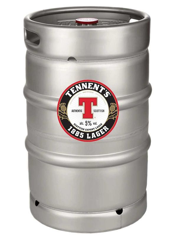 Tennent's 1885 Lager Fusto Taccolini