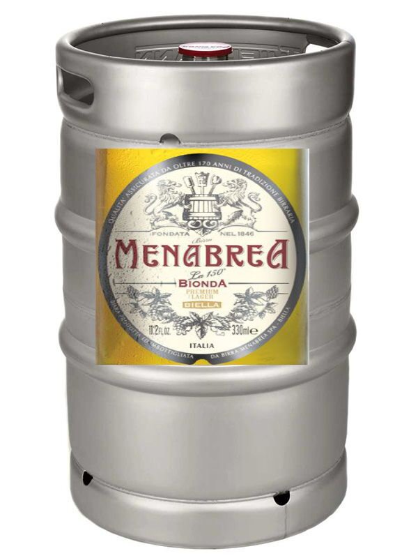 Menabrea 150° Anniversario Lager Menabrea 150° Anniversario Lager Fusto Taccolini