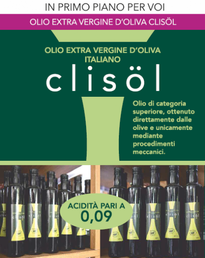 Olio Clisol Extra Vergine Taccolini